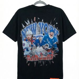 Exclusive Rangers tee featuring Panarin, Shesterkin, and J.T. Miller.